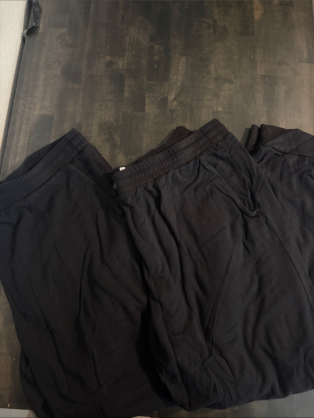 Soma Wknd Black Joggers Lot of 2 Size XL Lounge Wear Weekend Wear